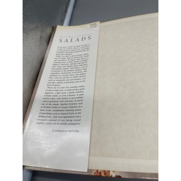 Better Homes and Gardens SALADS hardcover book with jacket copyright 1992 READ - Picture 2 of 11